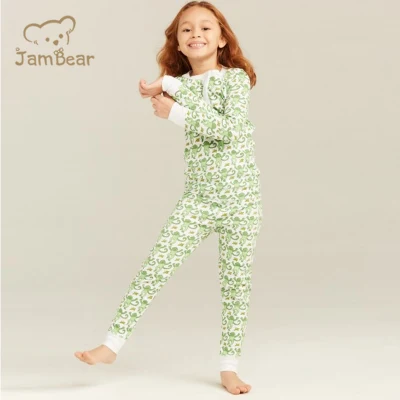 Jambear, pijamas orgánicos para niños, ropa de dormir de invierno para niños, ropa de descanso para bebés, ropa de dormir de bambú para niños, conjunto personalizado para dormir para bebés