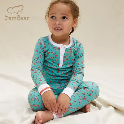 Jambear, ropa de dormir de bambú orgánico para niños, pijamas para niños, conjuntos de pijamas para bebés, ropa de dormir personalizada para niños