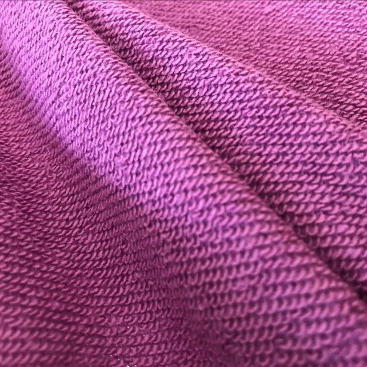 Tela de algodón, venta al por mayor, pantalones cortos Pima, algodón de bambú para hombres, tela de felpa francesa cepillada 100% algodón de alta calidad