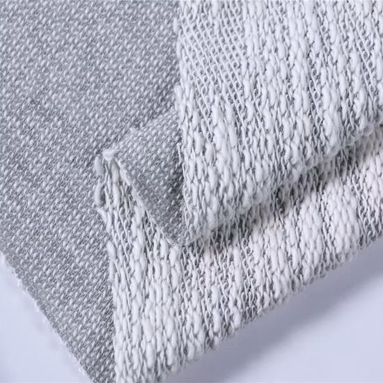 Fabricación de sudadera con capucha de tejido pesado 480GSM French Terry Bamboo 5% Spandex Tejido de Lycra de bambú para ropa
