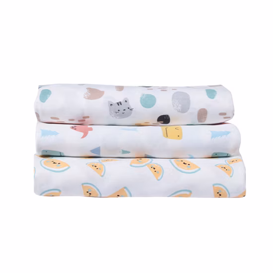 Comercio al por mayor de bambú de alta calidad impreso suave Rainbow MTB Cordura Jersey tejido de lino para ropa