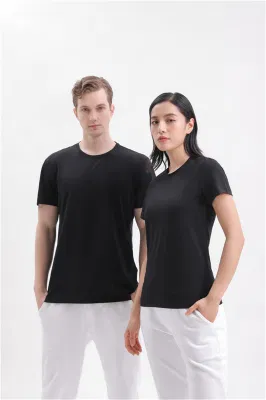 Camiseta para bebé Camisetas de bambú Polo negro