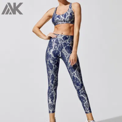 Ropa deportiva con estampado personalizado, la mejor ropa de yoga activa para mujeres