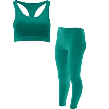 Conjunto de mallas y sujetador deportivo, ropa activa de alta costura para mujer, ropa de entrenamiento